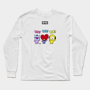 bt21 bts exclusive design 27 Long Sleeve T-Shirt